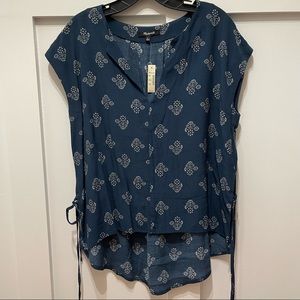 NWT side tie madewell top